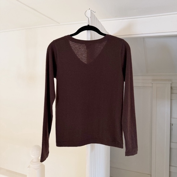 Mai Vintage Y2K Cashmere V Neck Sweater - Picture 6 of 8